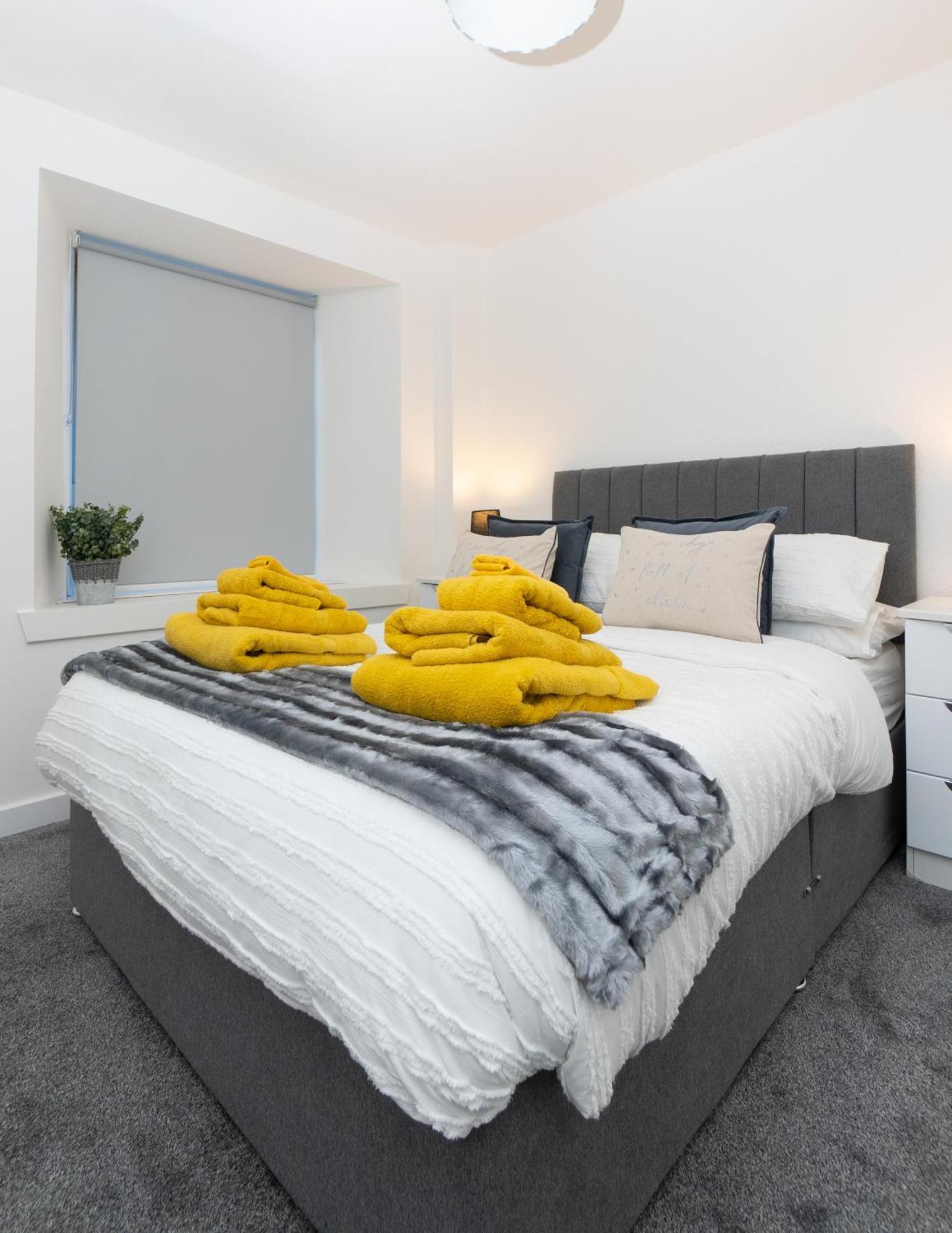 Central City Stay - Sja Stays - 1 Bed Apartment Aberdeen Dış mekan fotoğraf
